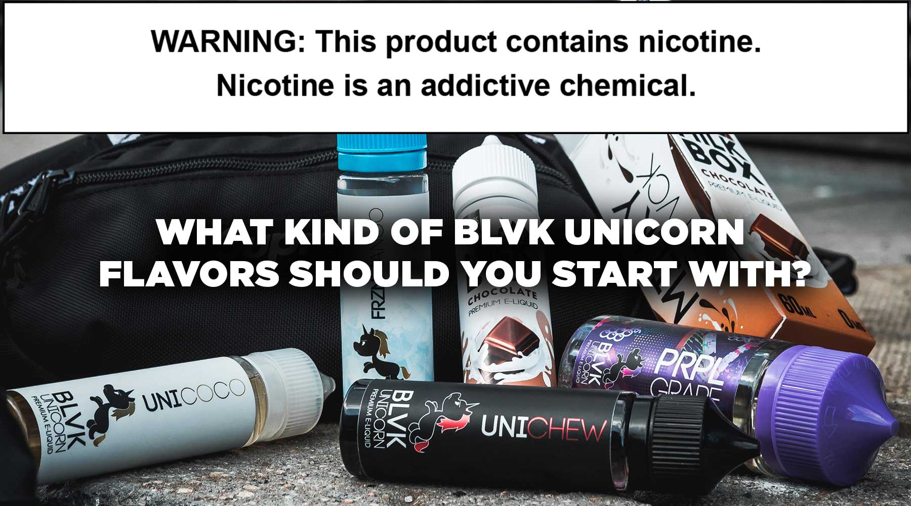 What Kind Of BLVK Unicorn Flavors Should You Start With?
