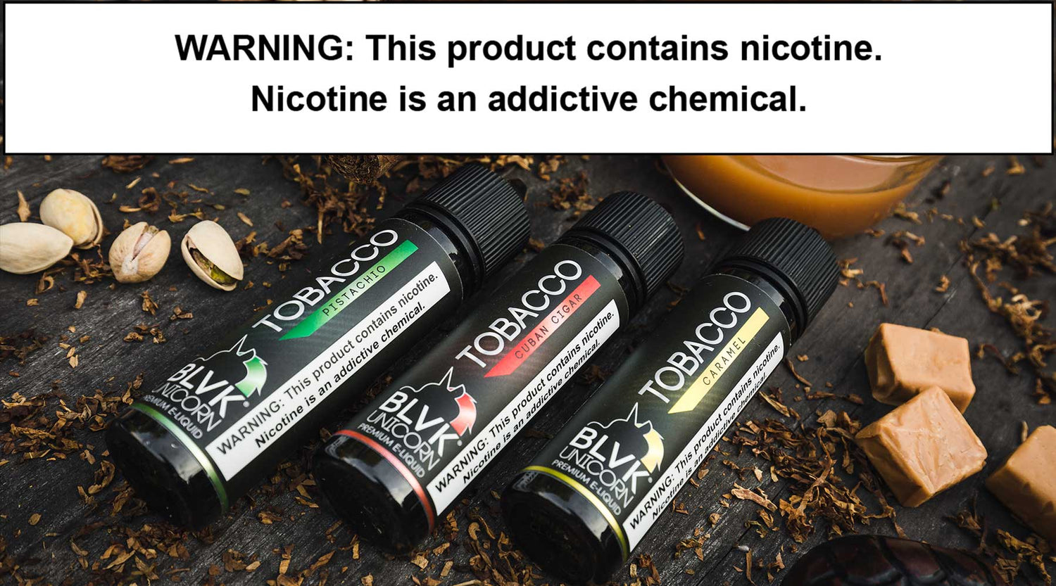 Bold BLVK E-Liquid Flavors For The Devoted Tobacco Lover