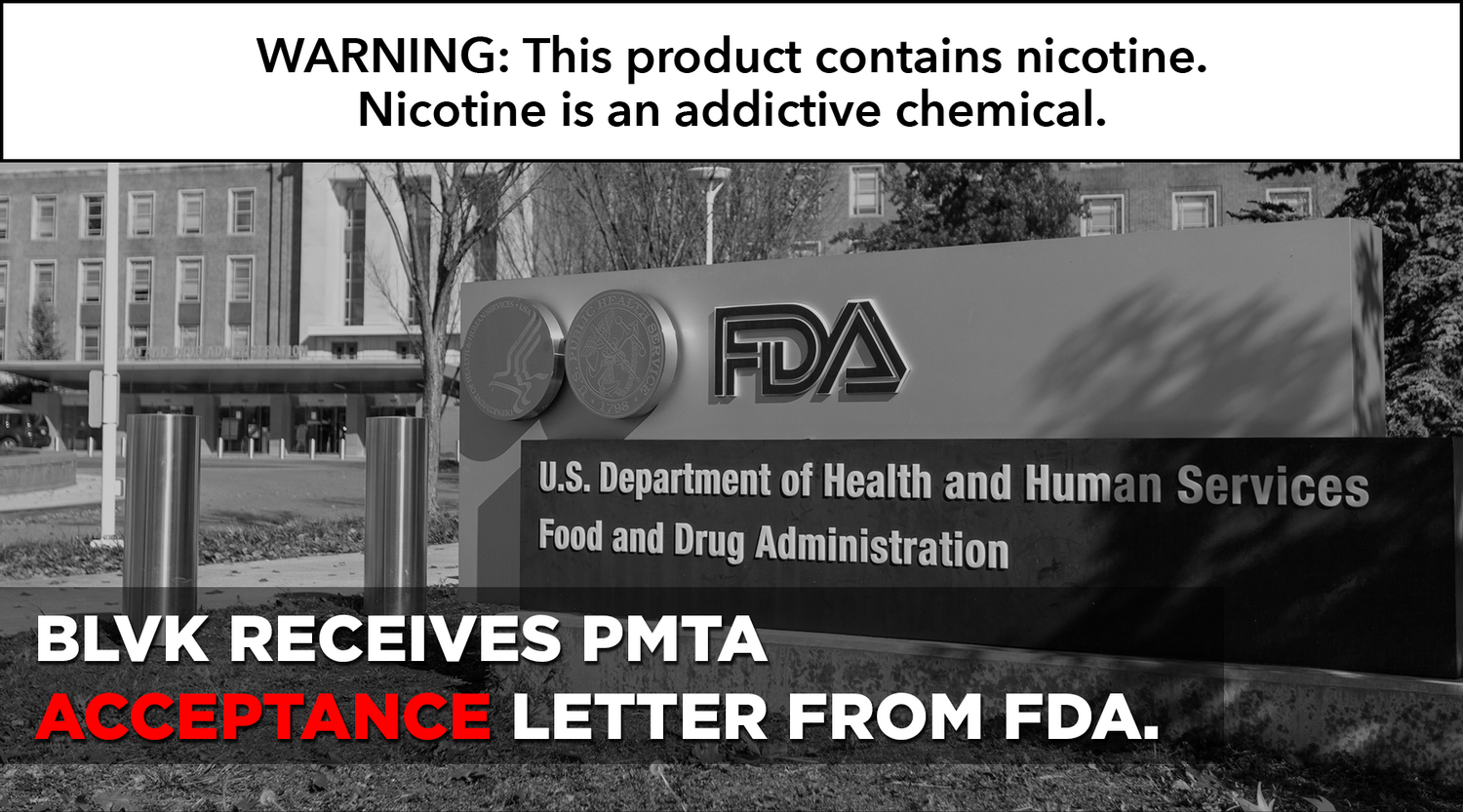 BLVK Receives PMTA Acceptance Letter from the FDA