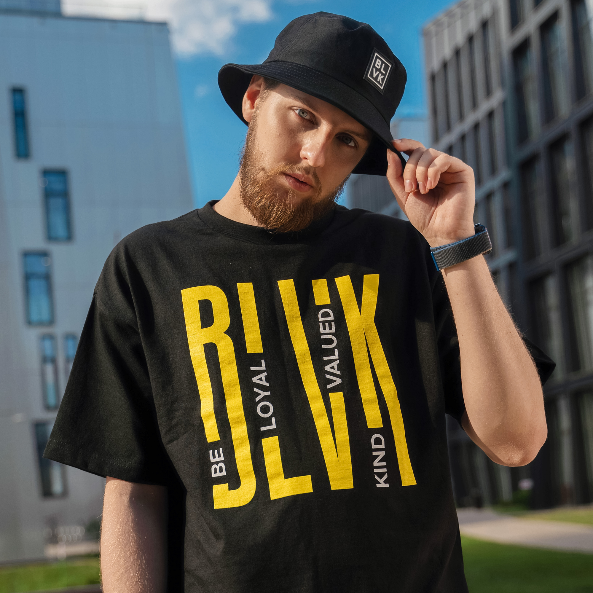 Camiseta BLVK Values ​​(Negro)