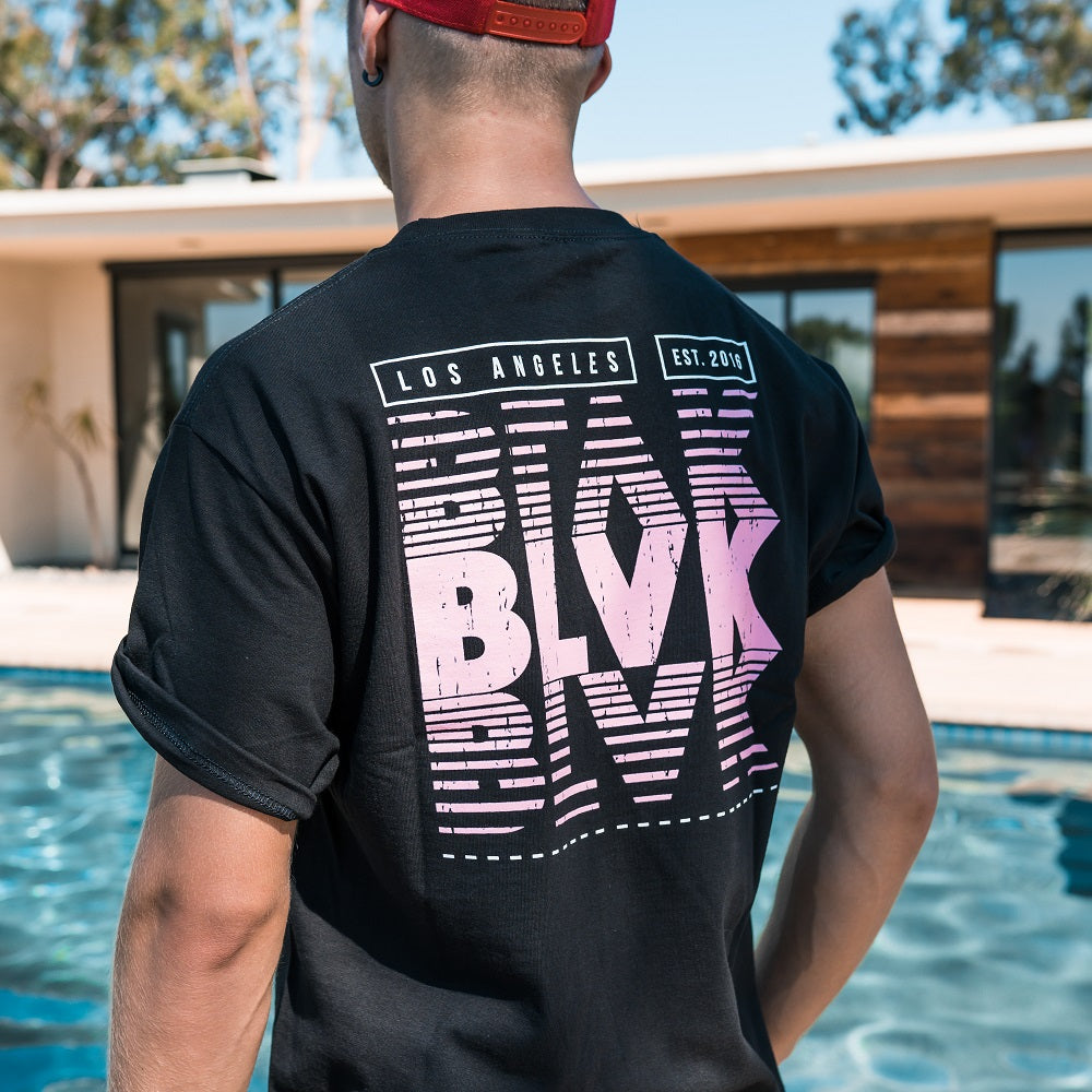 BLVK Pink Lines T-Shirt